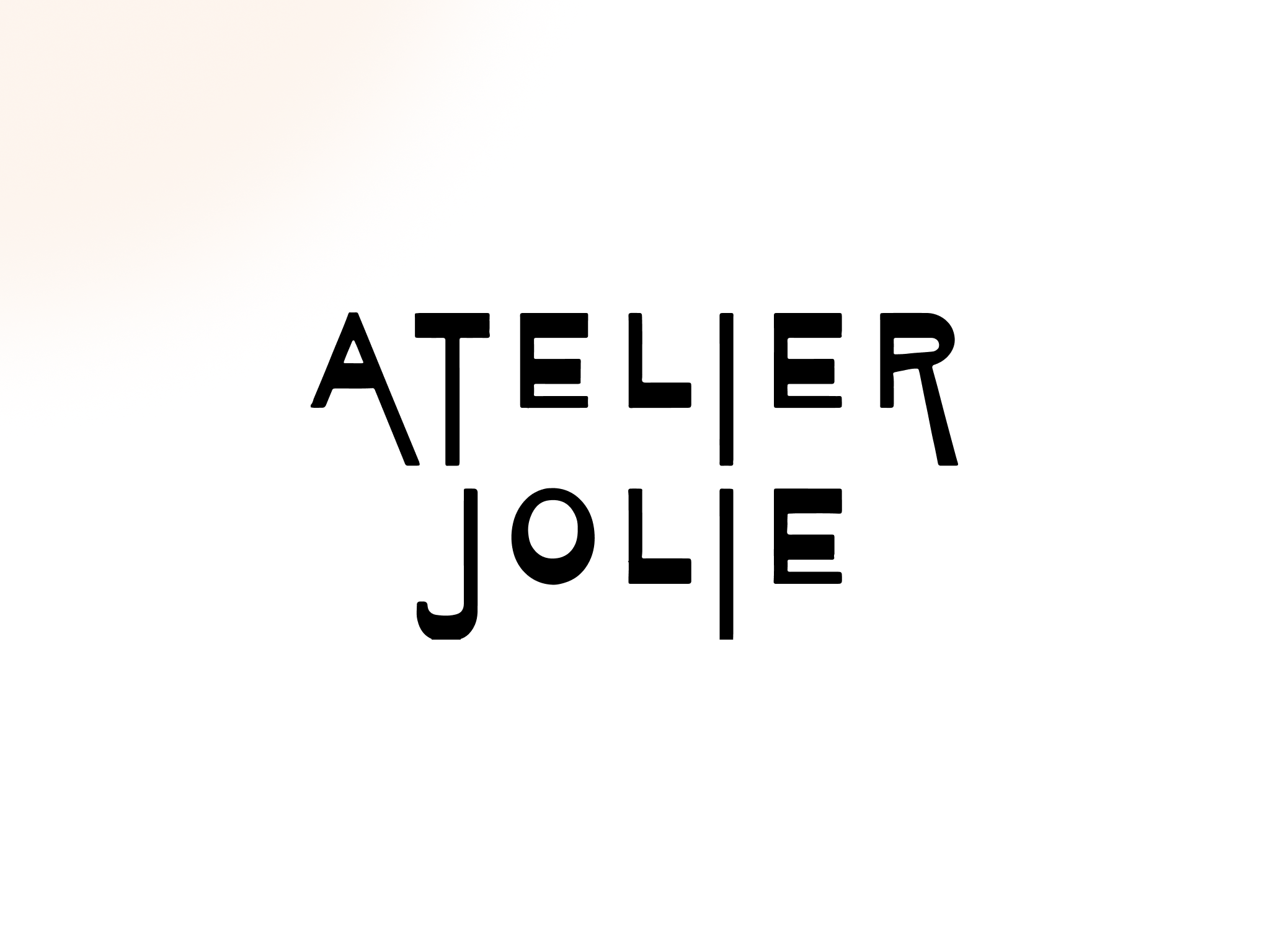 Atelier Jolie motion design prototype for a fashion website navigation